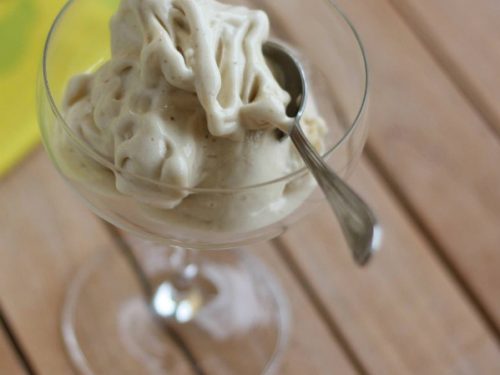 home made banana ice cream