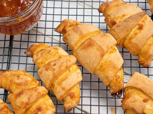 jam-filled crescent rolls