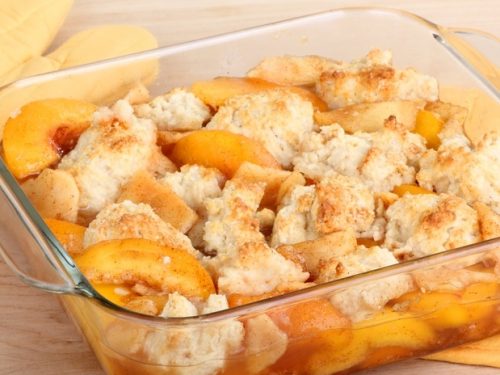 peach cobbler