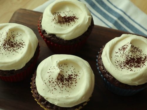 Chocolate Cupcakes with Pumpkin Filling Recipe