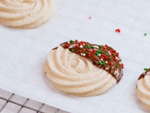 Cream Cheese Spritz Cookies Recipe