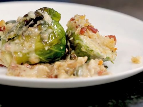 Creamy Roasted Brussels Sprout Recipe