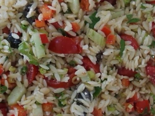 Easy Orzo Pasta Salad Recipe