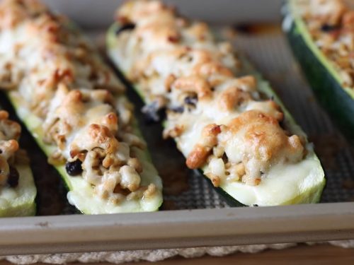 Stuffed Zucchini Boats Recipe