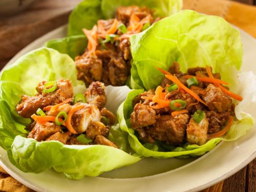 Teriyaki Chicken Lettuce Wraps Recipe