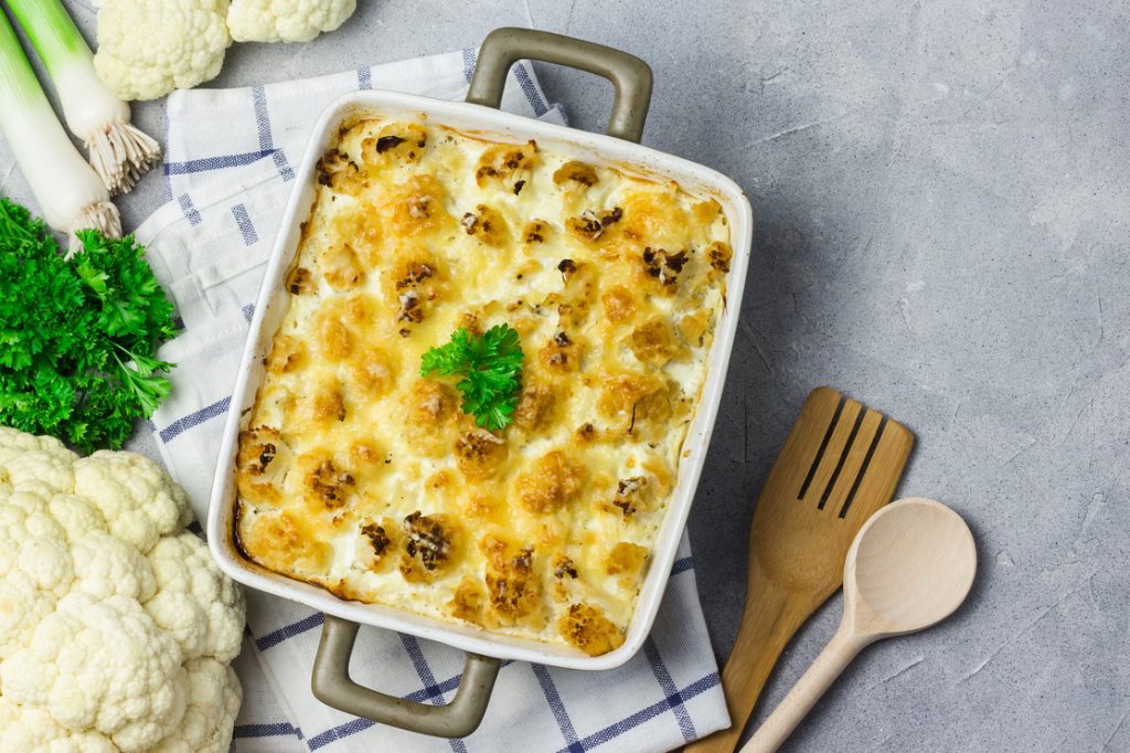 Baked Cauliflower Mac and Cheese Recipe