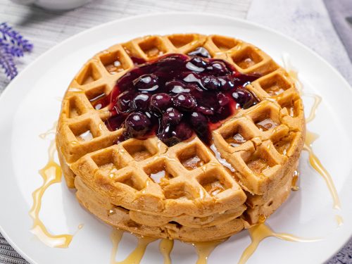 Crispy Vegan Waffles