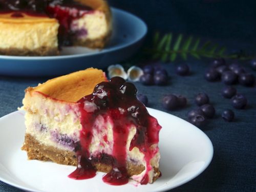 Blueberry Lemon Cheesecake Cake Recipe