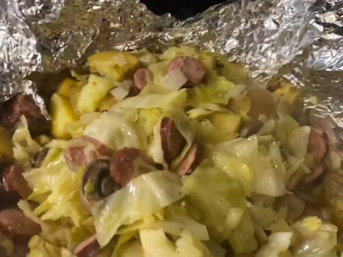 Cabbage-and-Sausage-Foil-Packets-Recipe