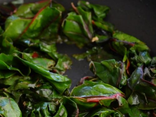 Gingered Swiss Chard Recipe