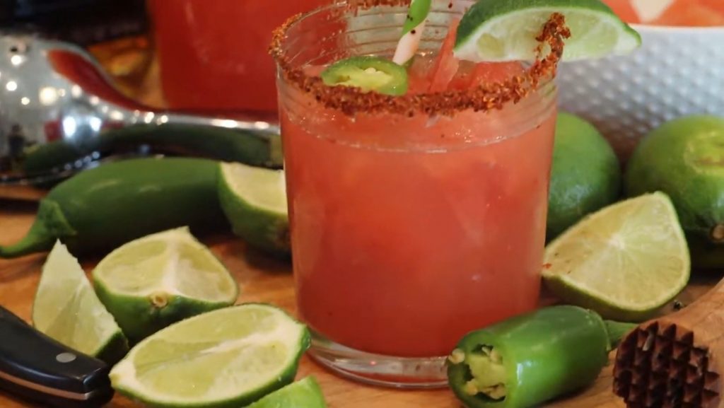 Spicy Watermelon Margarita Recipe