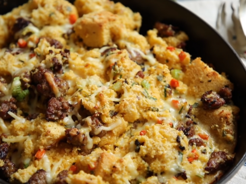 apricot-and-sausage-cornbread-stuffing-recipe