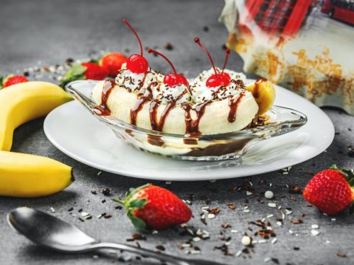 banana split sundae recipe