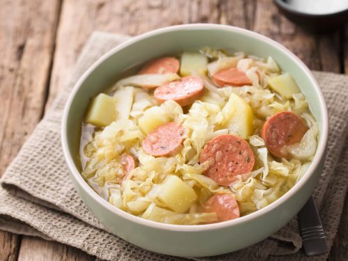 Cabbage and Sausage Soup Recipe