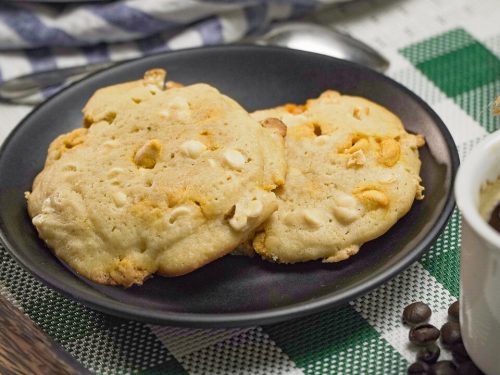 White Chocolate Butterscotch Cookies Recipe, Cookies with white chocolate and butterscotch chips