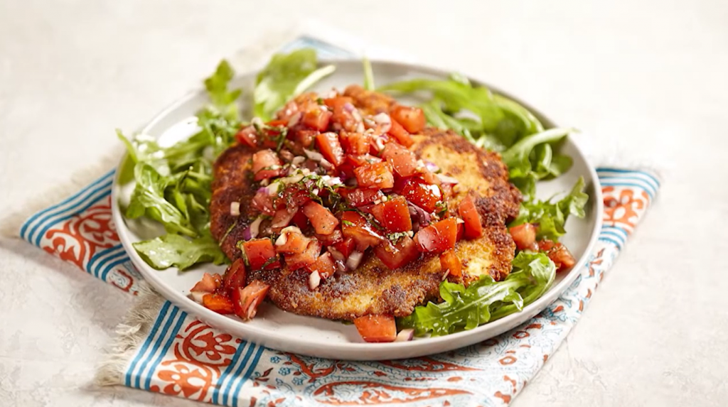 flounder-milanese-with-arugula-and-tomatoes-recipe