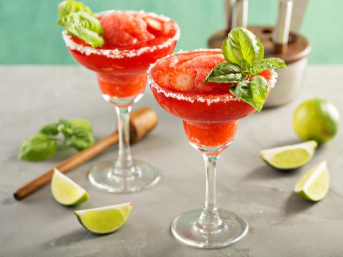 frozen strawberry margarita