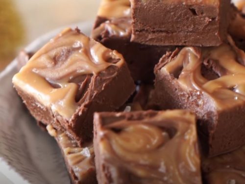 5-Ingredient Kettle Chip Caramel Chocolate Fudge