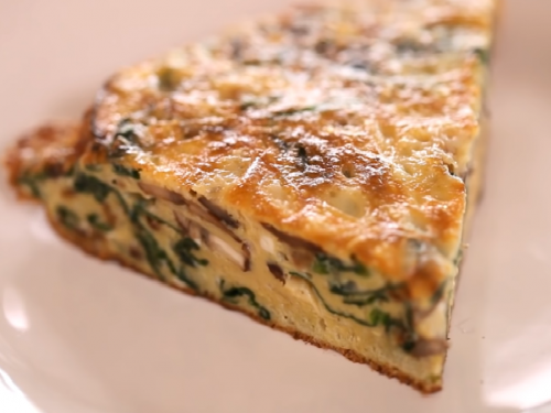 mushroom-shallot-fritata-recipe