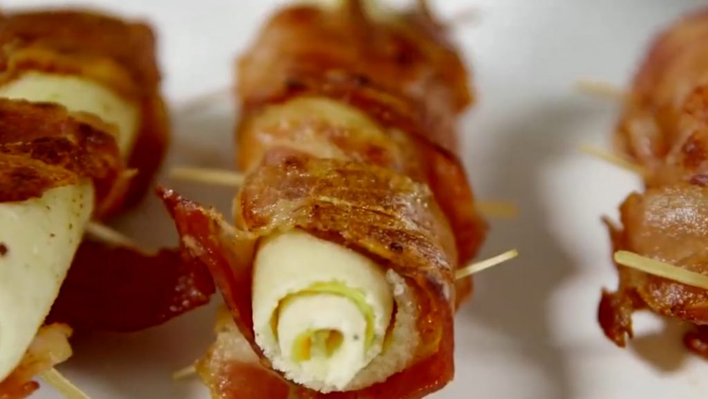 Crispy Bacon Grilled Cheese Roll Ups Recipe