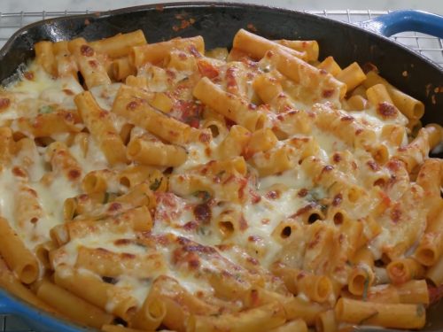 Skillet Baked Ziti Recipe