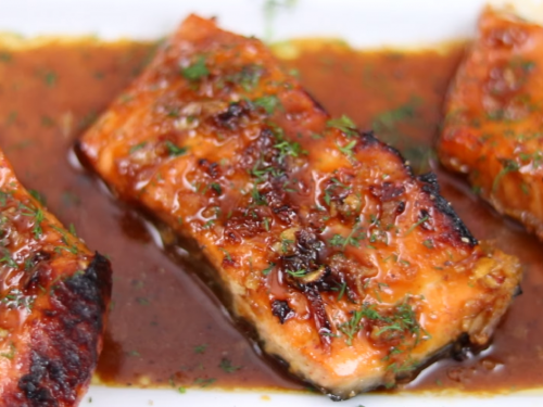 air-fried-salmon-with-maple-soy-glaze-recipe