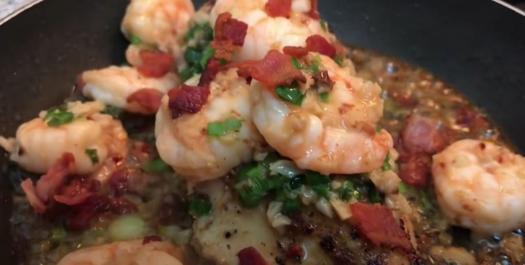 Bacon Brown Sugar Garlic Shrimp Recipe