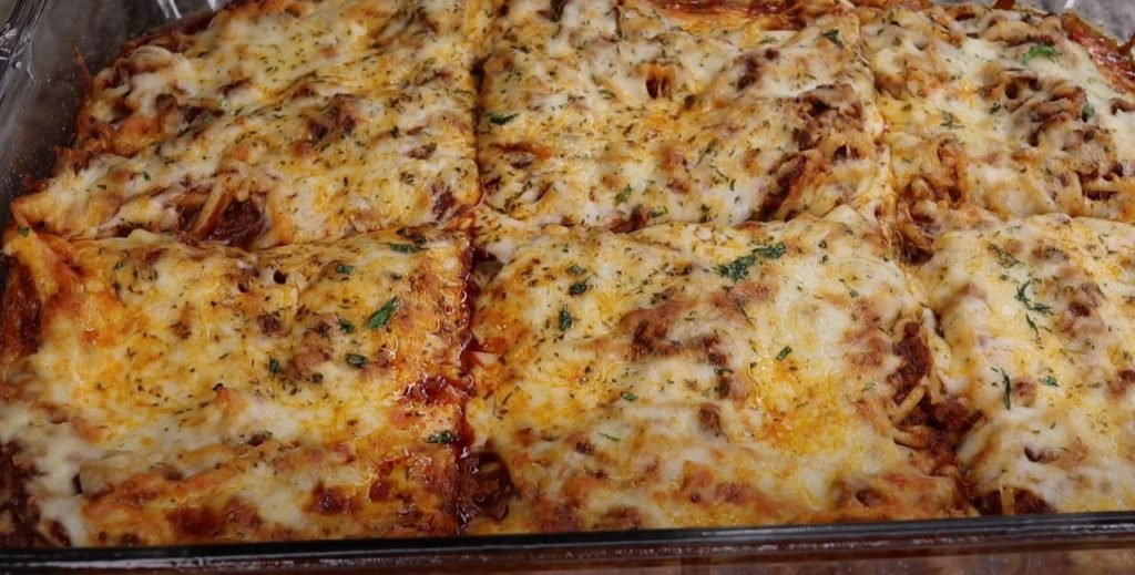 Baked Spaghetti Casserole Recipe