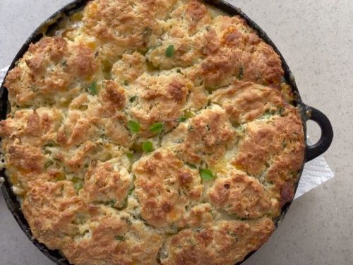 Biscuit Crusted Chicken Pot Pie Recipe