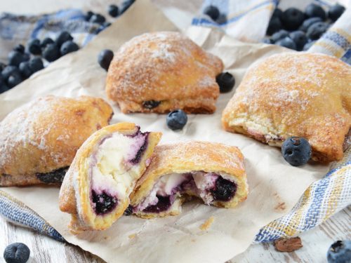 Blueberry Vanilla Goat Cheese Pastry Bites Recipe