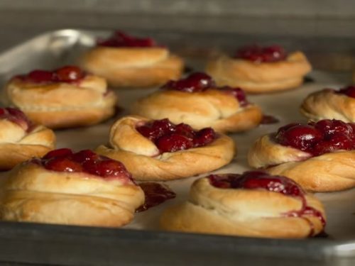 Cherry Danish Croissant Bake Recipe