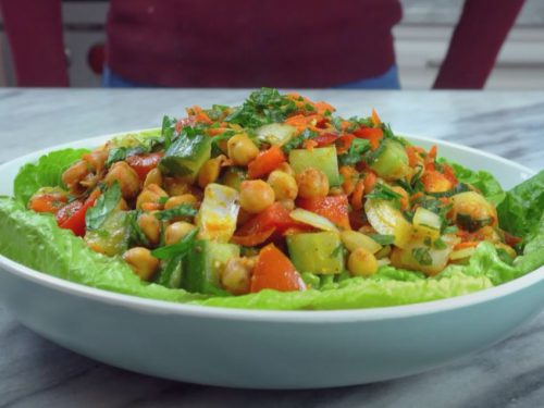 Chickpea Tex-Mex Salad Recipe