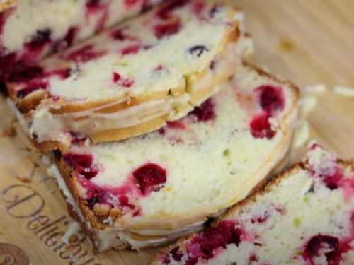 Cranberry Bread with Orange Glaze Recipe