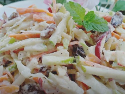 Creamy Apple Slaw Recipe