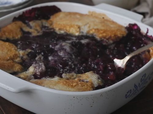 Easy Blueberry Cobbler Recipe