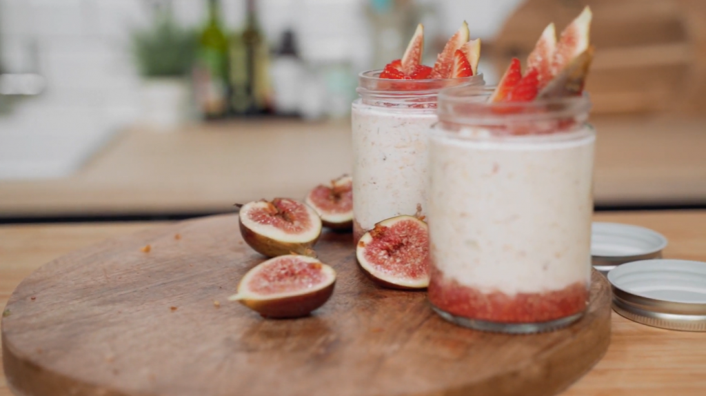 Figs and Honey Overnight Oats Recipe