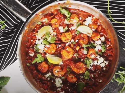 Greek Shrimp with Tomatoes and Feta Recipe