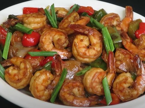 Honey Garlic Shrimp Stir Fry Recipe