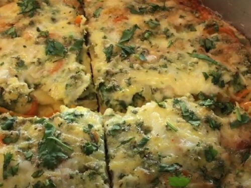 Bell Pepper and Potato Frittata Recipe