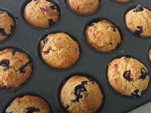 Low Fat Mixed Berry Whole Wheat Muffins Recipe