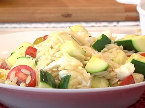 Orzo with Zucchini and Tomato Recipe