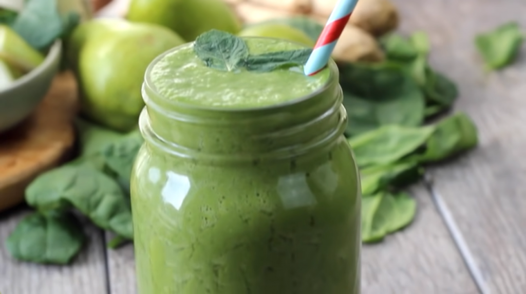 peach-green-smoothie-with-hemp-seeds-recipe