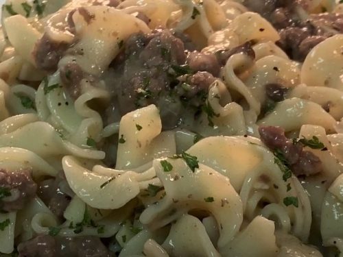 Quick and Easy Hamburger Stroganoff Recipe