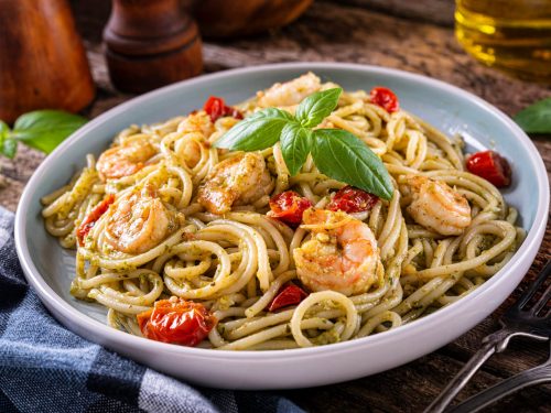 shrimp-pesto-pasta-recipe