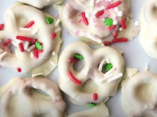 White Chocolate Covered Pretzel Cookies Recipe