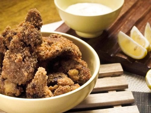 Fried Chicken Livers (Cracker Barrel Copycat) - crispy, crunchy, and tasty fried chicken livers from Cracker Barrel