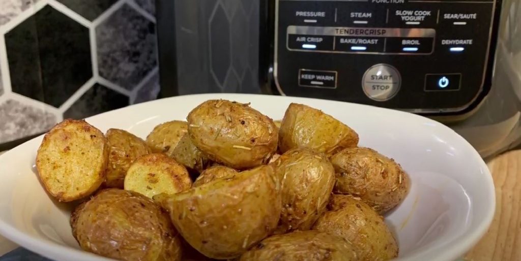 Air Fryer Rosemary Garlic Baby Potatoes Recipe