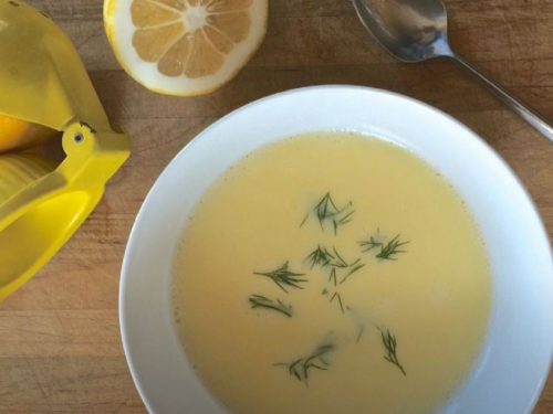 Avgolemono Soup Recipe