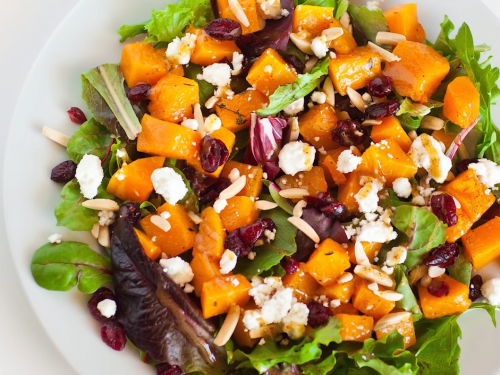 balsamic-butternut-kale-and-cranberry-panzanella-recipe