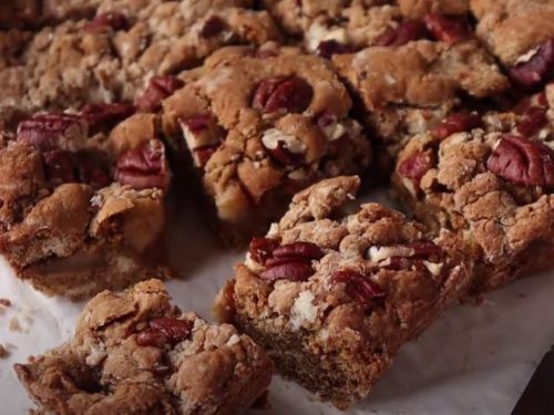 Brown Butter Apple Blondies Recipe